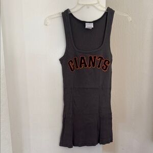 5th & Ocean SF GIANTS Gray Tank Top with Team Logo